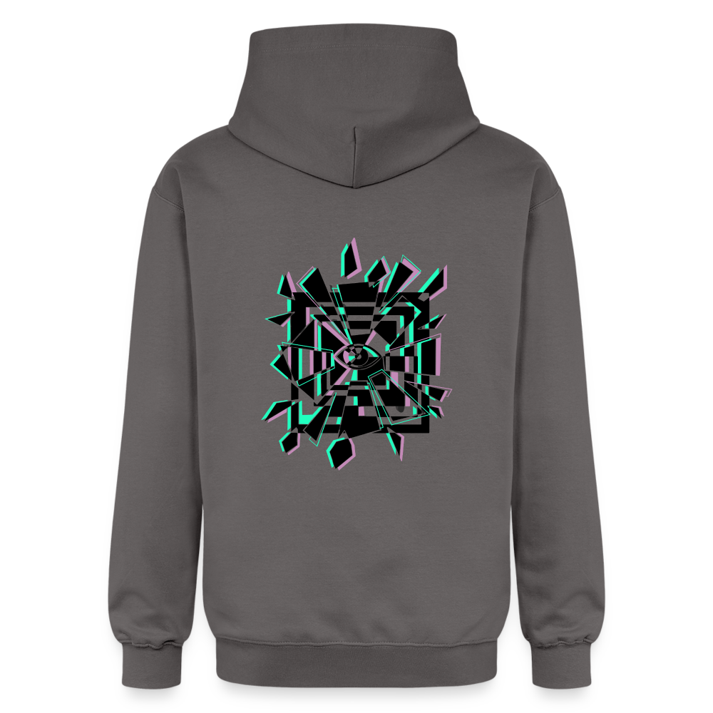 Focus Sniff Look me in the Eye Hoodie - dark grey