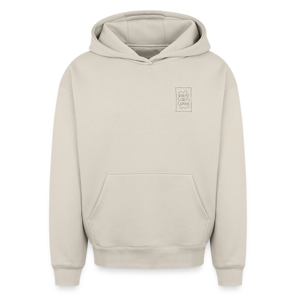 Oversized Heavyweight Unisex Hoodie - beige