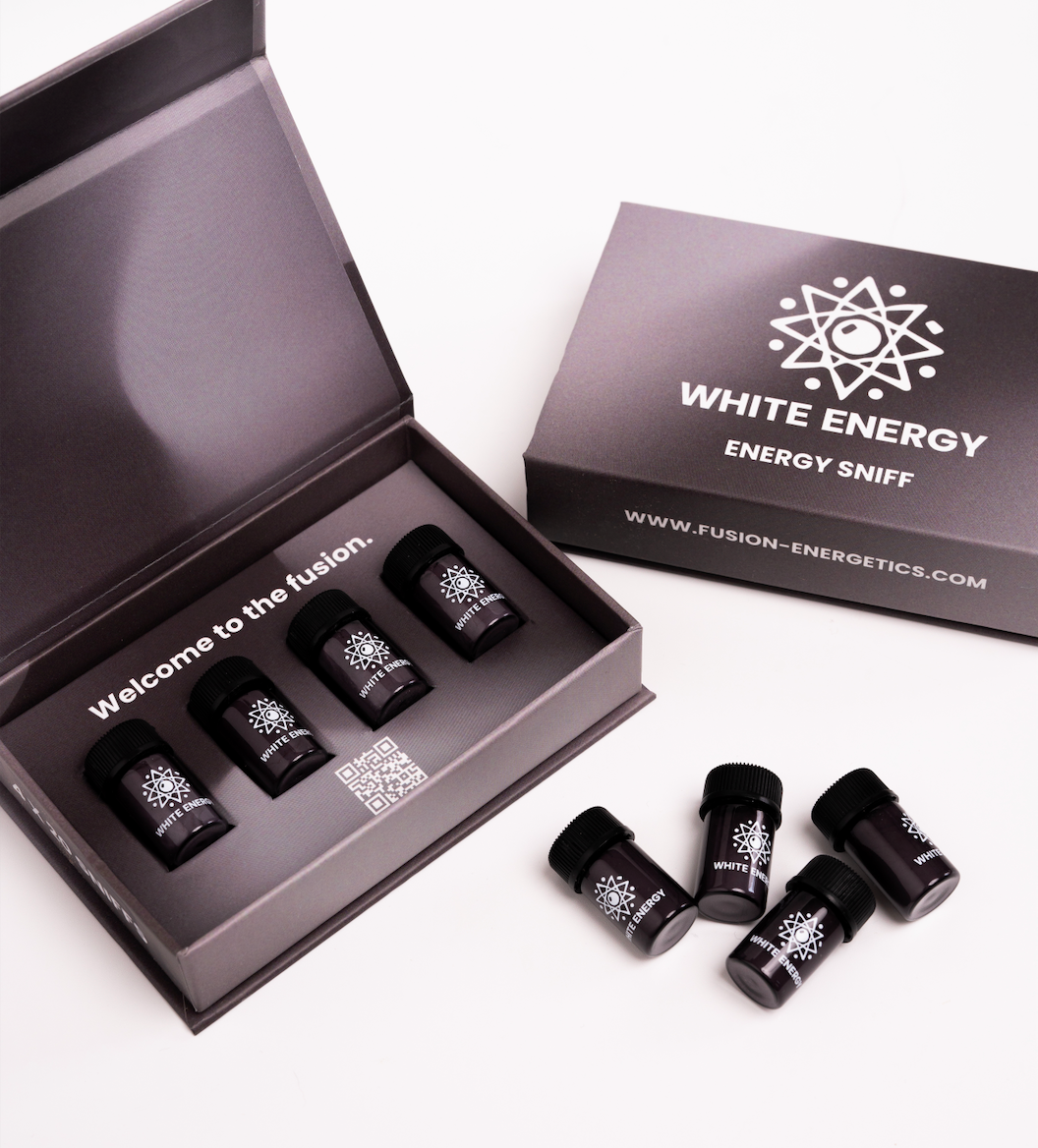 White Energy Sniff - Cranberry-Flavour Energy Booster mit Koffein, Guarana, Taurin und Vitamin B12 in kompakter Verpackung