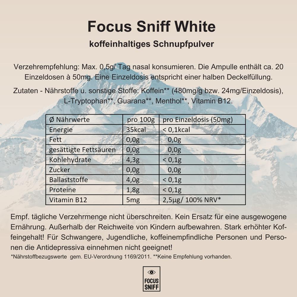 Focus Sniff White